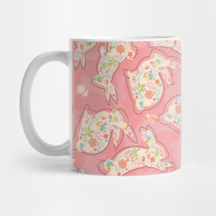 Spring Easter Rabbits Mug